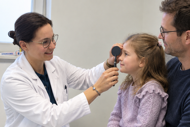 Ophtalmologische Untersuchungssituation