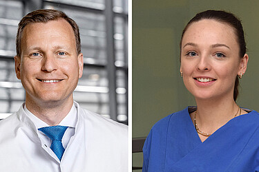 Prof. Dr. med. Peter Lüdike und Dr. med. univ. Celine Maßmann Prof. Dr. med. Peter Lüdike und Dr. med. univ. Celine Maßmann